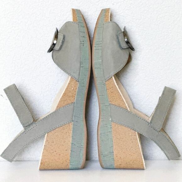 Dansko Stella Ankle Strap Platform Wedge Sandal Women’s Sz EU40/US 9.5-10 EUC - Picture 10 of 12